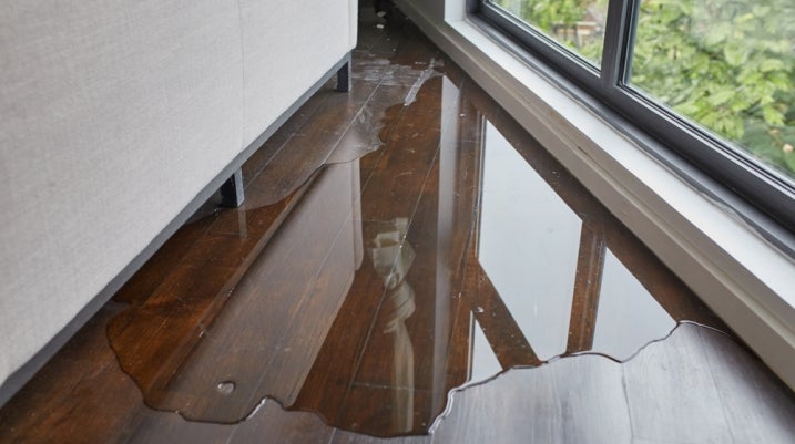 Flooded apartment