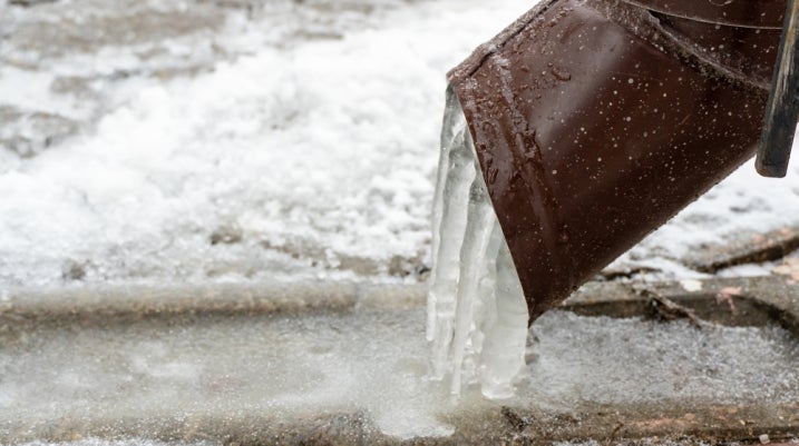 Frozen pipe