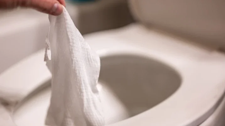Flushable wipes