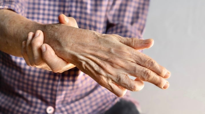 Man with nerve pain