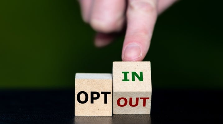 opting in or opting out