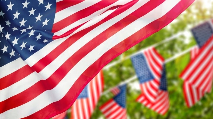 american flags