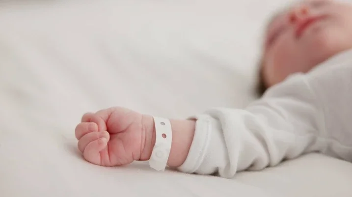 Baby in hospital