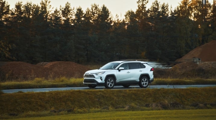 SUV on the road