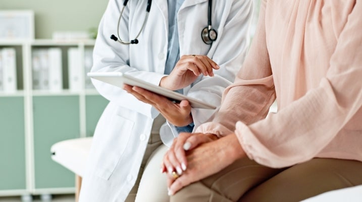 doctor with patient