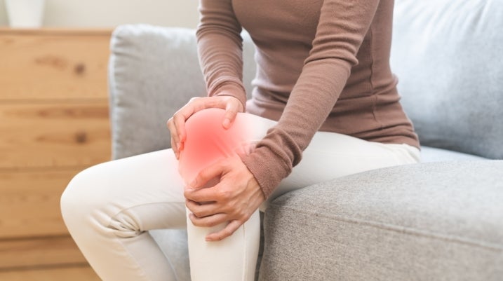 Woman with arthritis
