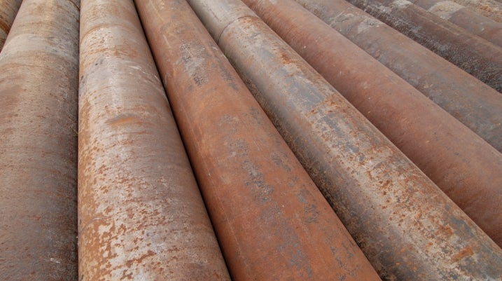 Cast iron pipes