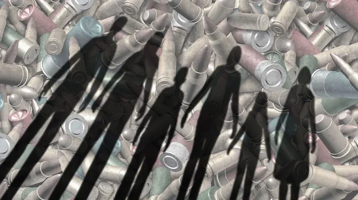 Group of shadows