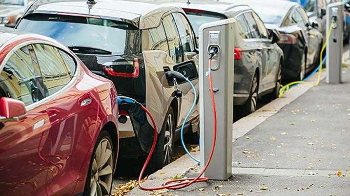 Tesla Cars charging