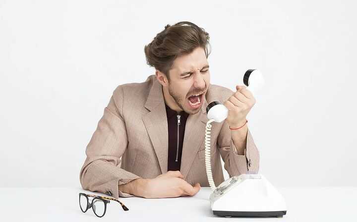 Does Verbal Abuse Qualify for a Lawyer - angry man on phone