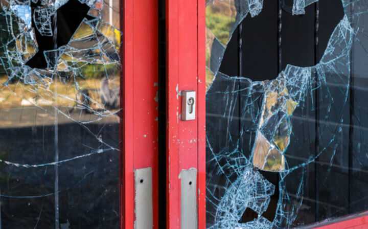 Business Property Losses: Claims Disputes - broken glass door