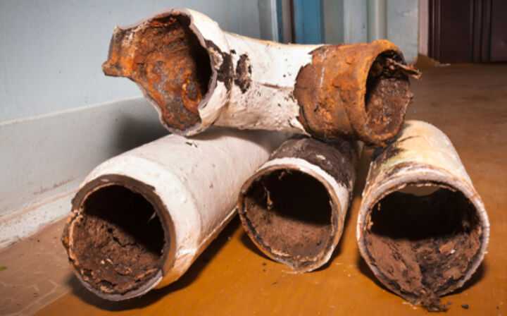 Signs Your Cast Iron Pipes Are Failing - rusty pipes