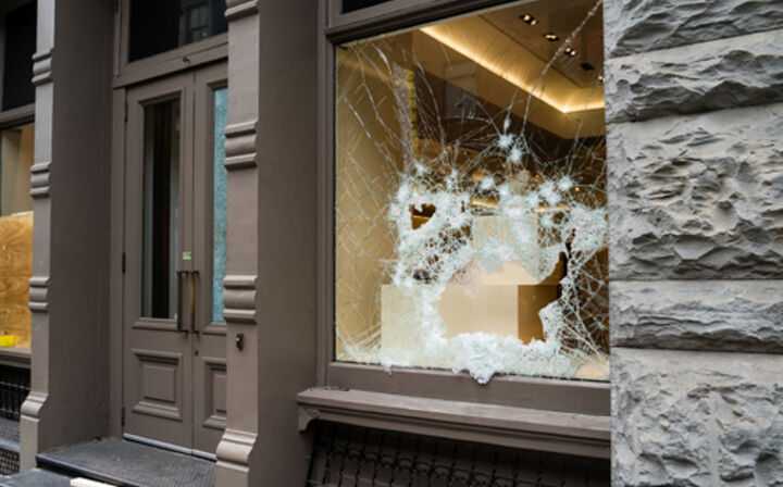 Vandalism and Theft Damage Insurance Claim Lawyers - broken glass