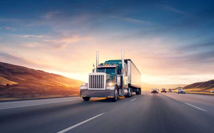 What Is The Average Commercial Truck Accident Settlement - truck driving on highway