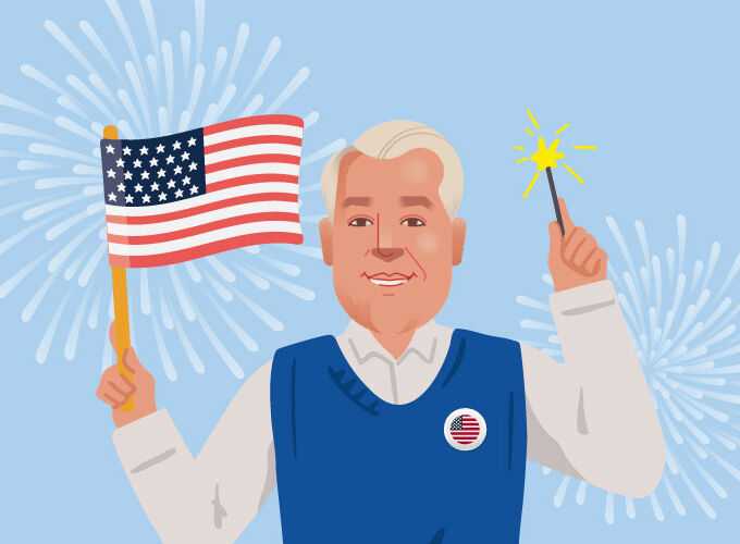 The Memorial Day Safety Guide - John Morgan with USA flag and beer