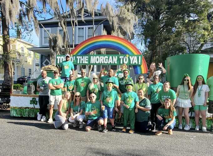 Morgan & Morgan Goes Green for Savannah’s 200th Anniversary St. Patrick’s Day Parade