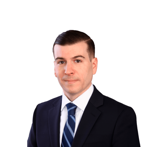 Headshot of Patrick Moroney, an New York City-based personal injury lawyer from Morgan & Morgan