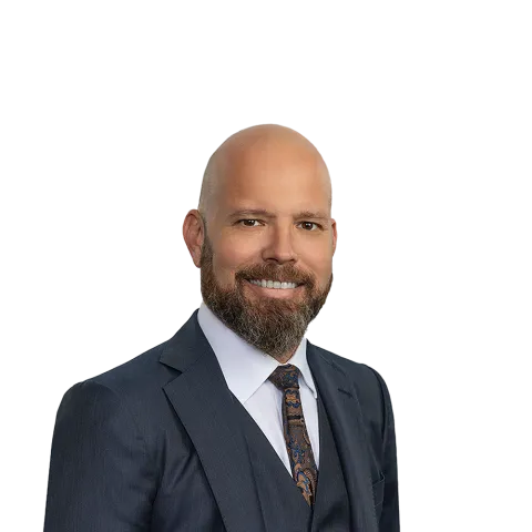 Headshot of Christopher T. Borzell, a FL-based personal injury lawyer at Morgan & Morgan