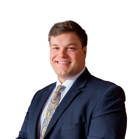 Headshot of James Burch, a GA-based personal injury lawyer at Morgan & Morgan