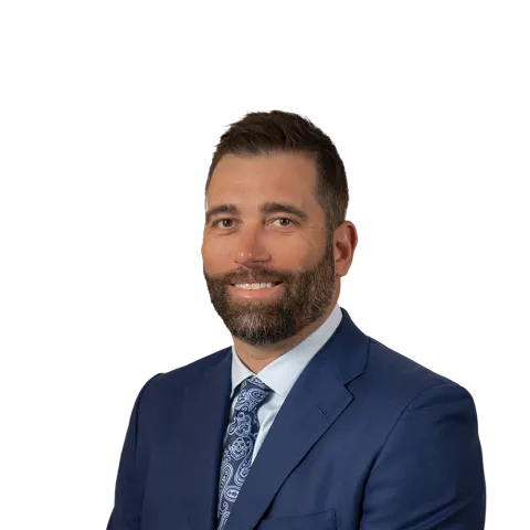 Headshot of Brent Bigger, a FL-based personal injury lawyer at Morgan & Morgan