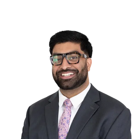 Headshot of Nihir Nanavaty, a DC-based personal injury lawyer at Morgan & Morgan