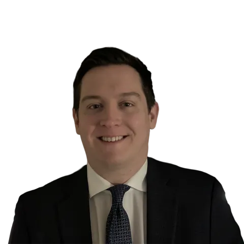 Headshot of Hunter Ames, a DC-based personal injury lawyer at Morgan & Morgan