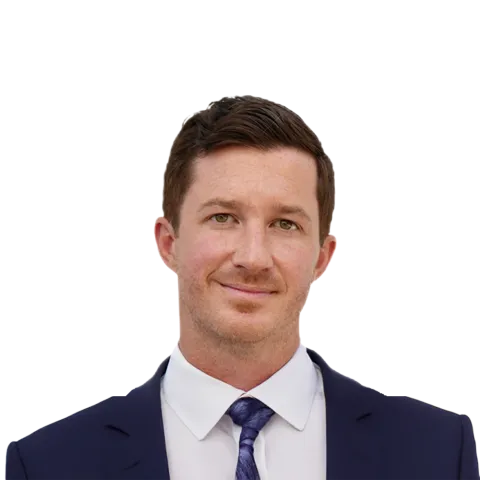 Headshot of Tanner Lakey, a FL-based personal injury lawyer at Morgan & Morgan