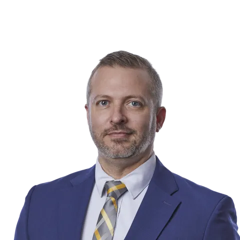Headshot of Matthew R. Gunter, a FL-based personal injury lawyer at Morgan & Morgan