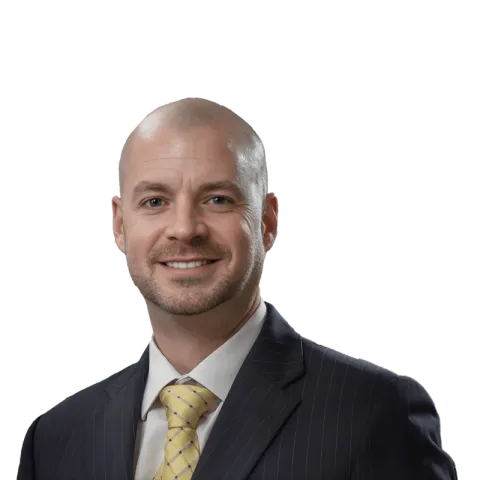 Headshot of Andrew Boughrum, a NY-based personal injury lawyer at Morgan & Morgan