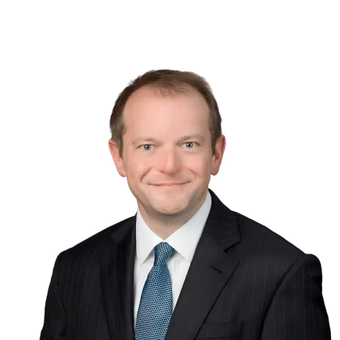Headshot of Barrett Johnson, a NC-based personal injury lawyer at Morgan & Morgan