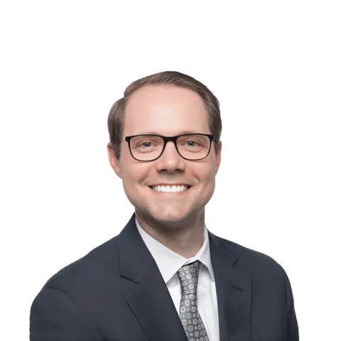 Headshot of Blake Fluevog, a GA-based personal injury lawyer at Morgan & Morgan