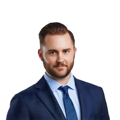 Headshot of Kevin Kidwell, a CA-based personal injury lawyer at Morgan & Morgan