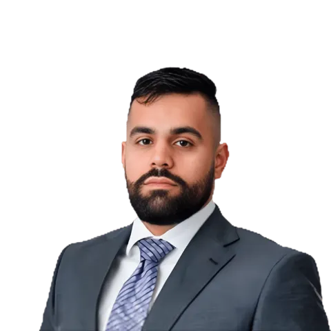 Headshot of Marlon Becerra, a NY-based personal injury lawyer at Morgan & Morgan