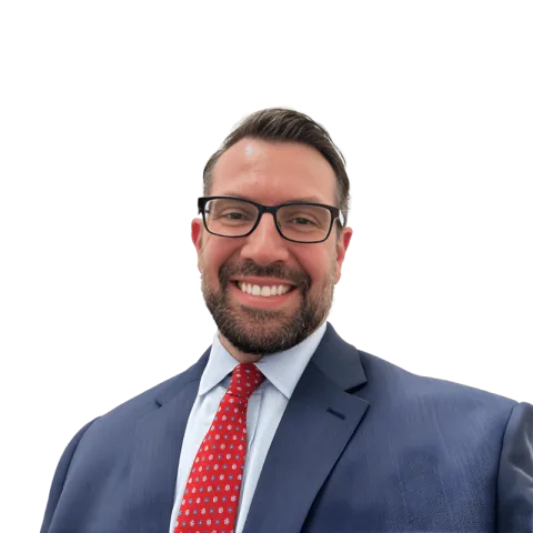 Headshot of Ryan Blazure, a PA-based personal injury lawyer at Morgan & Morgan