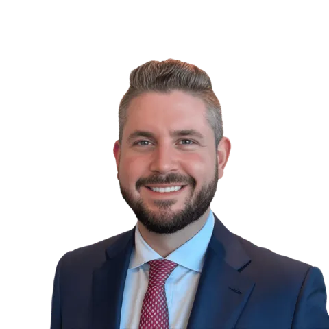 Headshot of Thomas Hasty, a FL-based personal injury lawyer at Morgan & Morgan