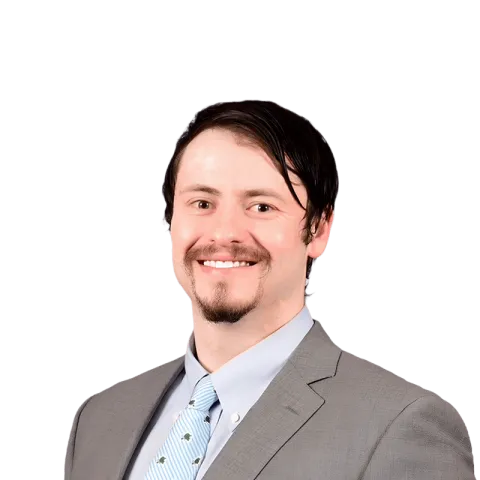 Headshot of Tommy Zoccola, a TN-based personal injury lawyer at Morgan & Morgan