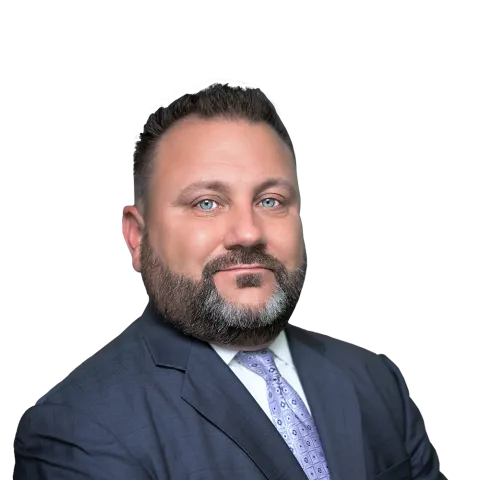 Headshot of Thomas Jerla Jr, a FL-based personal injury lawyer at Morgan & Morgan