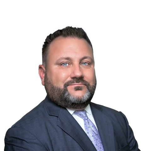 Headshot of Thomas Jerla Jr, a FL-based personal injury lawyer at Morgan & Morgan