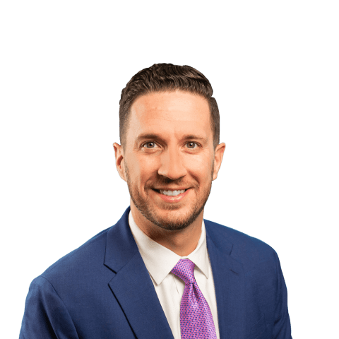 Headshot of J. Matthew French, a St. Louis-based traumatic brain and head injury lawyer at Morgan & Morgan