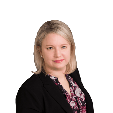 Headshot of Evin Dyess Childs, a Pensacola-based dog bite attack lawyer at Morgan & Morgan