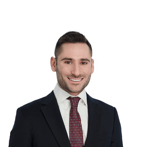 Headshot of Aaron Zimmerman, a Brooklyn-based personal injury lawyer at Morgan & Morgan