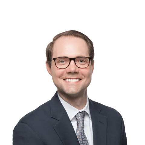 Headshot of Blake Fluevog, a GA-based personal injury lawyer at Morgan & Morgan