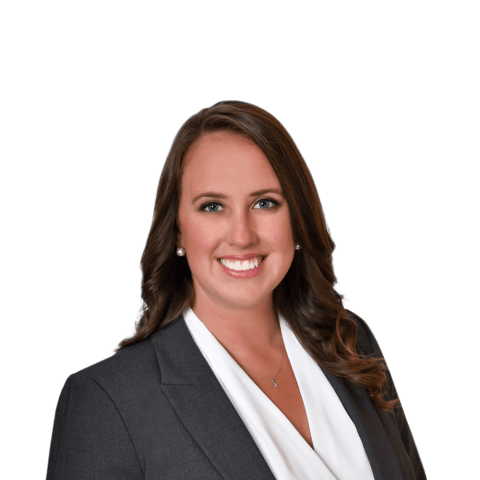 Headshot of Caroline Clay Phillips, a New Albany-based traumatic brain and head injury lawyer at Morgan & Morgan
