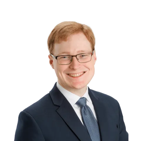 Headshot of Christopher Getty, a DC-based personal injury lawyer at Morgan & Morgan