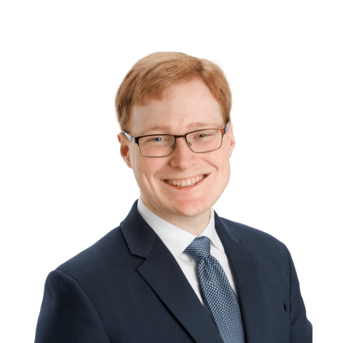 Headshot of Christopher Getty, a Washington, DC-based personal injury lawyer at Morgan & Morgan
