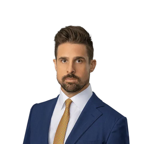 Headshot of A. Crosby Crane, a FL-based personal injury lawyer at Morgan & Morgan