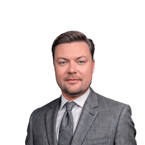 Headshot of Dustin E. Middleton, a FL-based personal injury lawyer at Morgan & Morgan