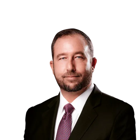 Headshot of Dylan Fleming, a FL-based personal injury lawyer at Morgan & Morgan