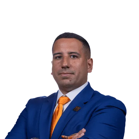 Headshot of Johan A. Obregon, a NJ-based personal injury lawyer at Morgan & Morgan