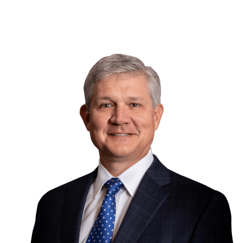 Headshot of John A. Waits, a Jackson-based personal injury lawyer at Morgan & Morgan